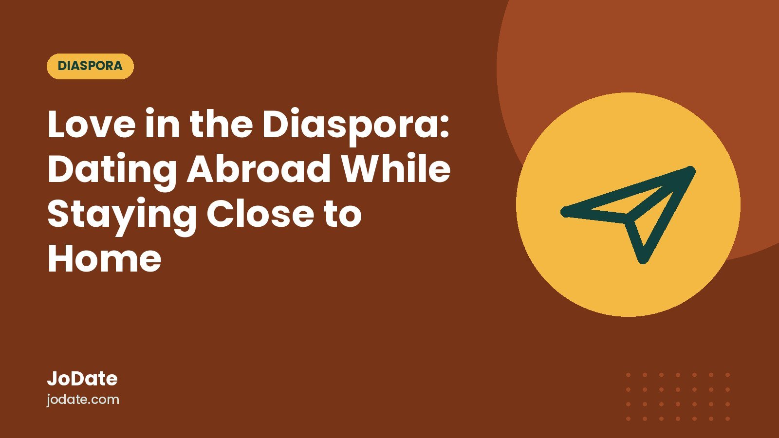 Love in the Diaspora: Dating Abroad While Staying Close to Home